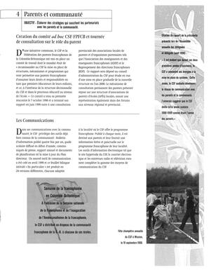   RAPPORT ANNUEL - CSFCB, 1998-1999   , page 9