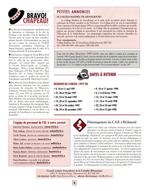   BULLETIN - CSFCB, 1997   , page 8