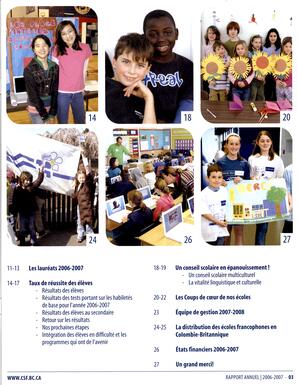   RAPPORT ANNUEL - CSFCB, 2006-2007   , page 3