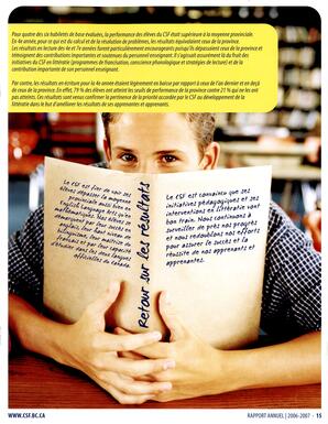   RAPPORT ANNUEL - CSFCB, 2006-2007   , page 15