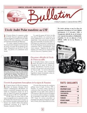   BULLETIN - CSFCB, 1999   , page 1