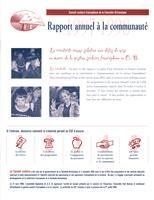 RAPPORT ANNUEL - CSFCB, 1997-1998