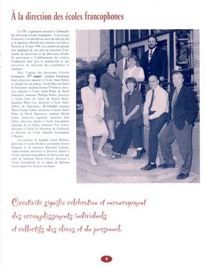   RAPPORT ANNUEL - CSFCB, 1997-1998   , page 9