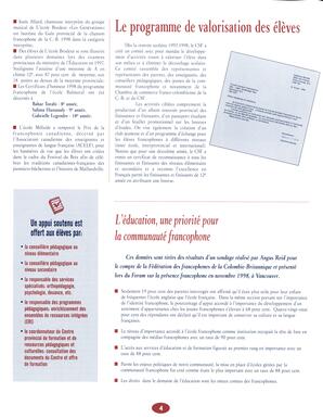   RAPPORT ANNUEL - CSFCB, 1997-1998   , page 4
