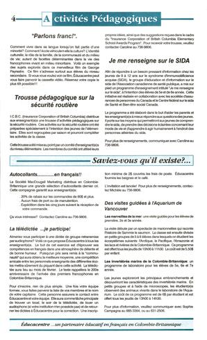   EDUC-INFOS, 1992   , page 4