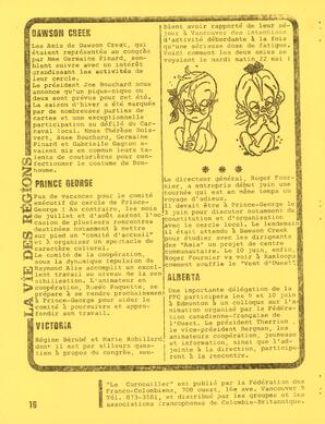   LE CORNOUILLER, 1973   , page 16