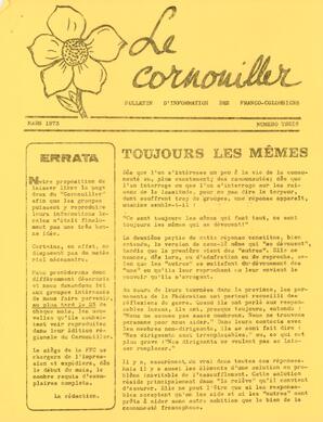   LE CORNOUILLER, 1973   , page 1