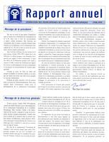 RAPPORT ANNUEL - FFCB, 1998-1999