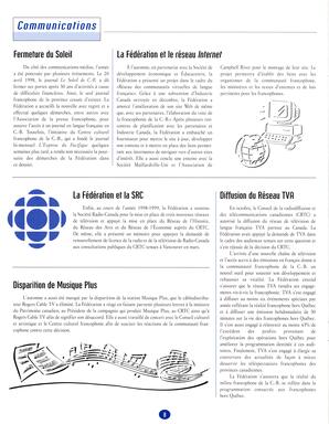   RAPPORT ANNUEL - FFCB, 1998-1999   , page 8