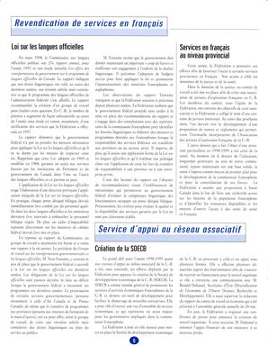   RAPPORT ANNUEL - FFCB, 1998-1999   , page 6