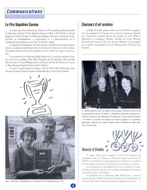   RAPPORT ANNUEL - FFCB, 1998-1999   , page 10