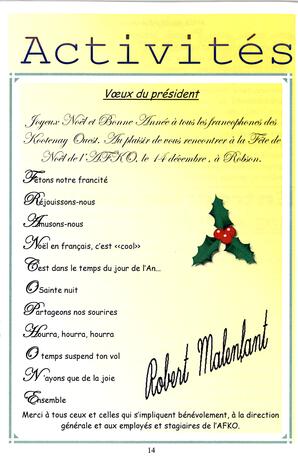   LA VOIX DES KOOTENAYS, 2008   , page 14