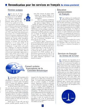   RAPPORT ANNUEL - FFCB, 1996-1997   , page 7