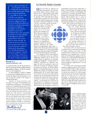   RAPPORT ANNUEL - FFCB, 1996-1997   , page 2