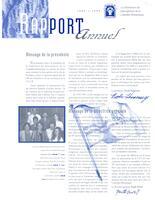 RAPPORT ANNUEL - FFCB, 1993-1994