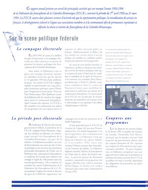   RAPPORT ANNUEL - FFCB, 1993-1994   , page 2