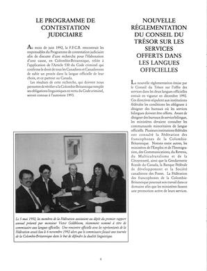   RAPPORT ANNUEL - FFCB, 1992-1993   , page 6