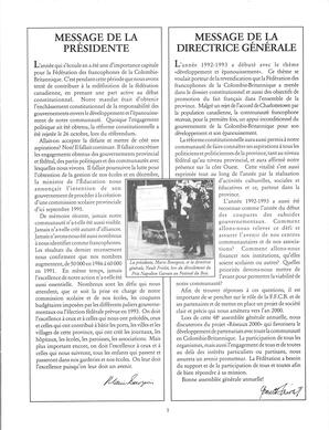   RAPPORT ANNUEL - FFCB, 1992-1993   , page 3