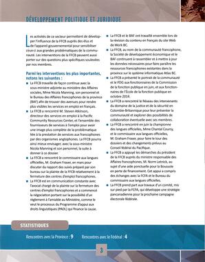   RAPPORT ANNUEL - FFCB, 2014-2015   , page 5
