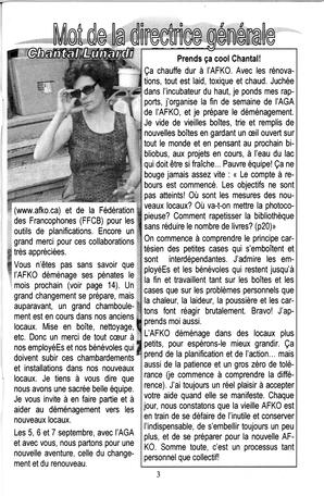   LA VOIX DES KOOTENAYS, 2008   , page 3
