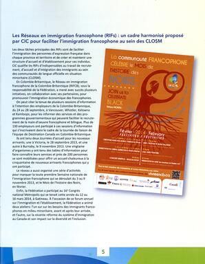   RAPPORT ANNUEL - FFCB, 2013-2014   , page 7