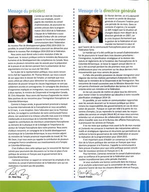   RAPPORT ANNUEL - FFCB, 2013-2014   , page 2
