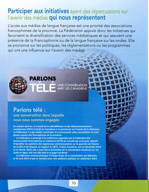   RAPPORT ANNUEL - FFCB, 2013-2014   , page 12