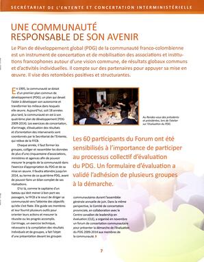   RAPPORT ANNUEL - FFCB, 2012-2013   , page 9