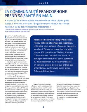   RAPPORT ANNUEL - FFCB, 2012-2013   , page 8