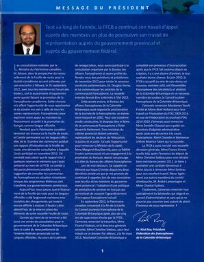   RAPPORT ANNUEL - FFCB, 2012-2013   , page 3