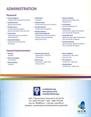   RAPPORT ANNUEL - FFCB, 2012-2013   , page 16