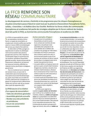   RAPPORT ANNUEL - FFCB, 2012-2013   , page 10