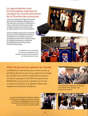   RAPPORT ANNUEL - FFCB, 2011-2012   , page 6