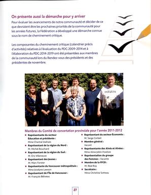   RAPPORT ANNUEL - FFCB, 2011-2012   , page 29