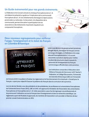   RAPPORT ANNUEL - FFCB, 2011-2012   , page 26
