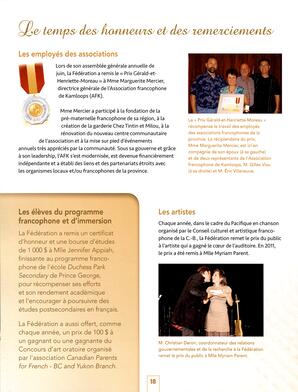   RAPPORT ANNUEL - FFCB, 2011-2012   , page 20
