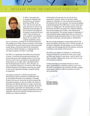   RAPPORT ANNUEL - FFCB, 2010-2011   , page 4