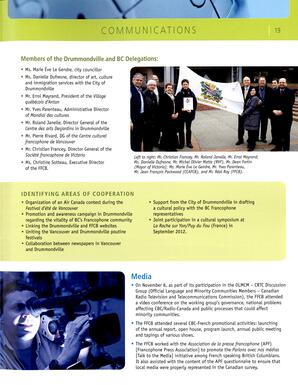   RAPPORT ANNUEL - FFCB, 2010-2011   , page 21