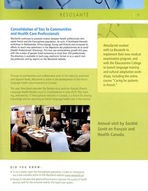   RAPPORT ANNUEL - FFCB, 2010-2011   , page 13