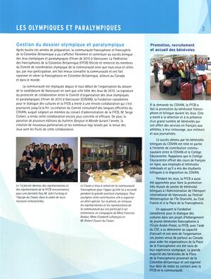   RAPPORT ANNUEL - FFCB, 2009-2010   , page 5
