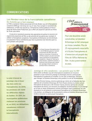   RAPPORT ANNUEL - FFCB, 2009-2010   , page 21