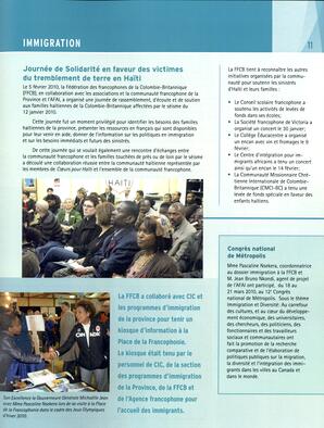   RAPPORT ANNUEL - FFCB, 2009-2010   , page 13