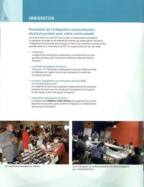   RAPPORT ANNUEL - FFCB, 2009-2010   , page 12