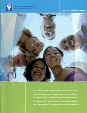   RAPPORT ANNUEL - FFCB, 2009-2010   , page 1