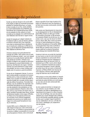   RAPPORT ANNUEL - FFCB, 2008-2009   , page 3
