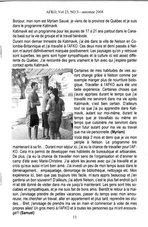   LA VOIX DES KOOTENAYS, 2008   , page 13