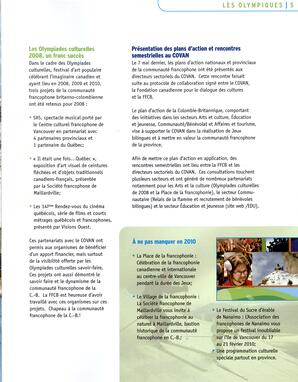   RAPPORT ANNUEL - FFCB, 2007-2008   , page 7