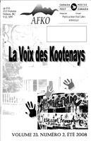 LA VOIX DES KOOTENAYS, 2008