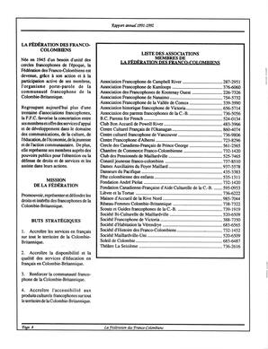   RAPPORT ANNUEL - FFCB, 1991-1992   , page 10