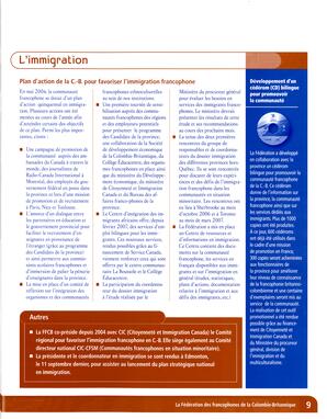   RAPPORT ANNUEL - FFCB, 2006-2007   , page 9